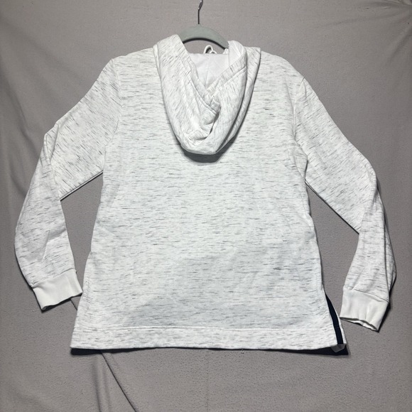 Adidas Hoodie Women's Small Sweatshirt White/Black Pullover Sweater Hip Hop USA - Picture 4 of 6